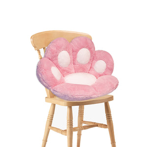 SOGA 80cm Pink Paw Shape Cushion Warm Lazy Sofa Decorative Pillow Backseat Plush Mat Home Decor