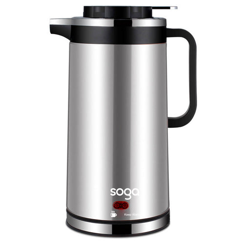 Cordless 1.8L Electric Kettle with Smart Keep Warm Function Dark Chrome