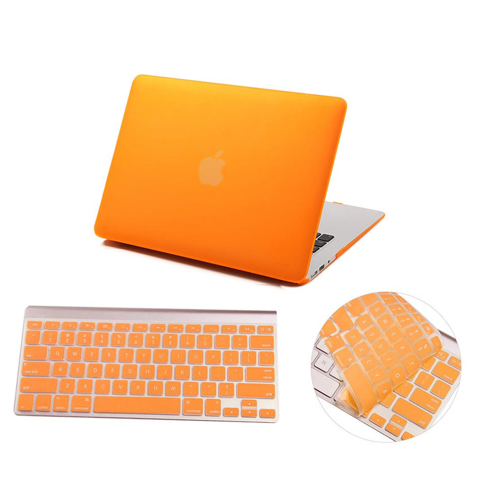 Crystal Matte Hardshell Case + Keyboard cover for Apple Macbook