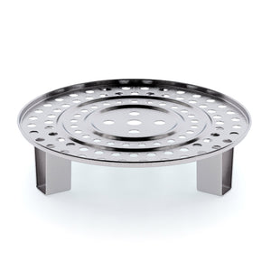 SOGA 43cm Stainless Steel Steamer Insert Stock Pot Steaming Rack Stockpot Tray