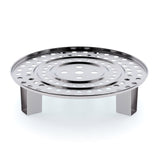 SOGA 43cm Stainless Steel Steamer Insert Stock Pot Steaming Rack Stockpot Tray