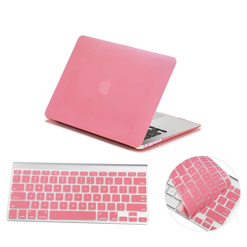 Matte Hardshell Case + Keyboard cover for Apple Macbook