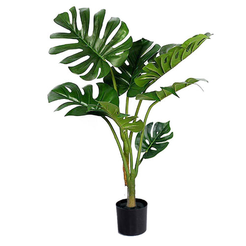 SOGA 120cm Artificial Green Indoor Turtle Back Fake Decoration Tree Flower Pot Plant