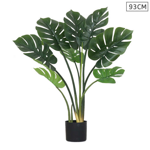 SOGA 93cm Artificial Indoor Potted Turtle Back Fake Decoration Tree Flower Pot Plant