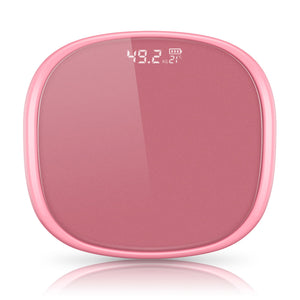 SOGA 180kg Digital LCD Fitness Electronic Bathroom Body Weighing Scale Old Rose