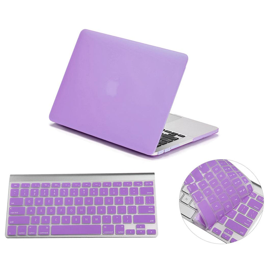 Crystal Matte Hardshell Case + Keyboard cover for Apple Macbook