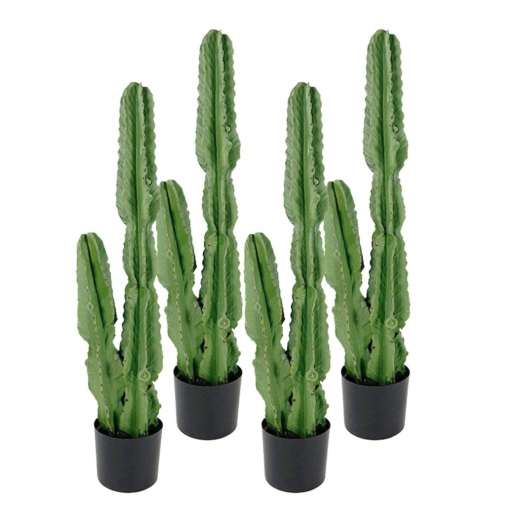 SOGA 4X 95cm Green Artificial Indoor Cactus Tree Fake Plant Simulation Decorative 2 Heads
