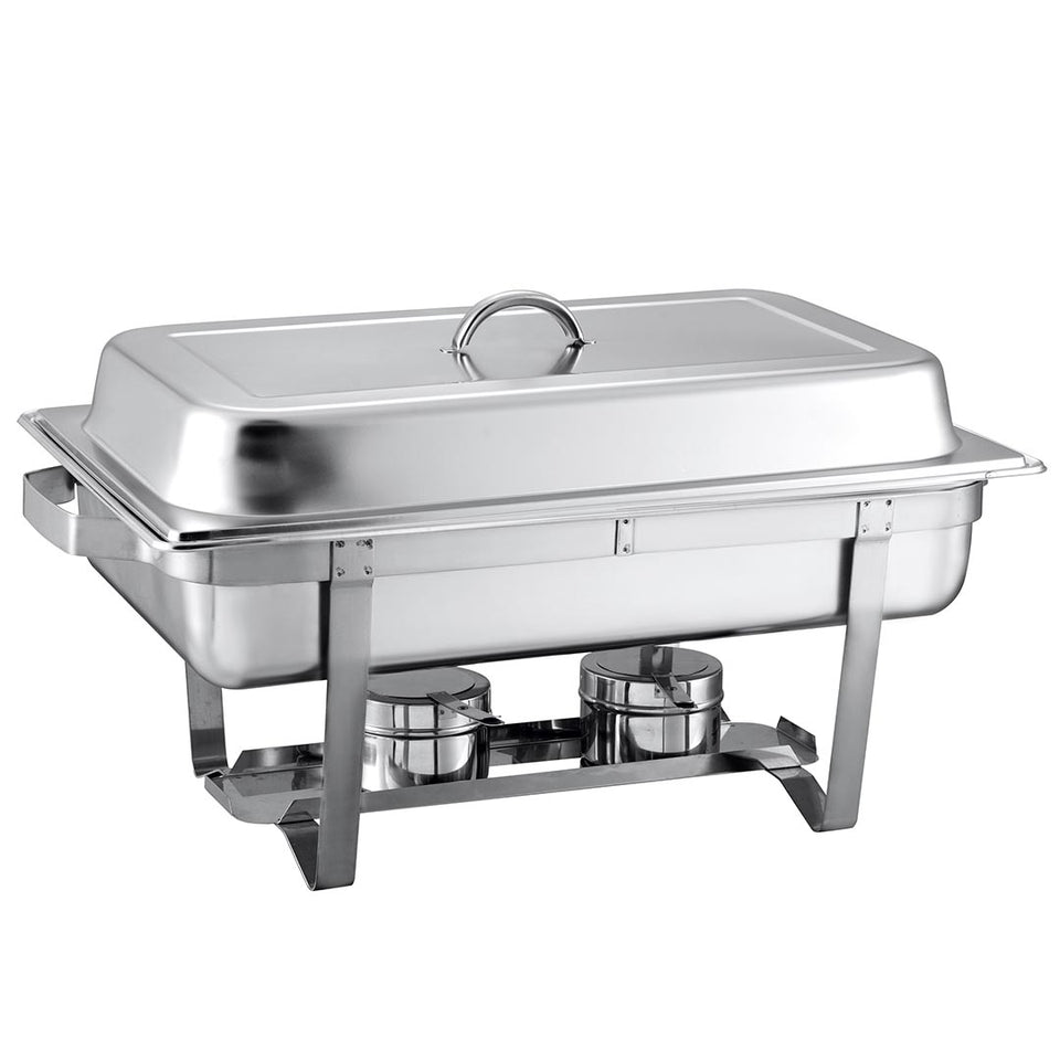 SOGA Stainless Steel Chafing Food Warmer Catering Dish 9L Full Size