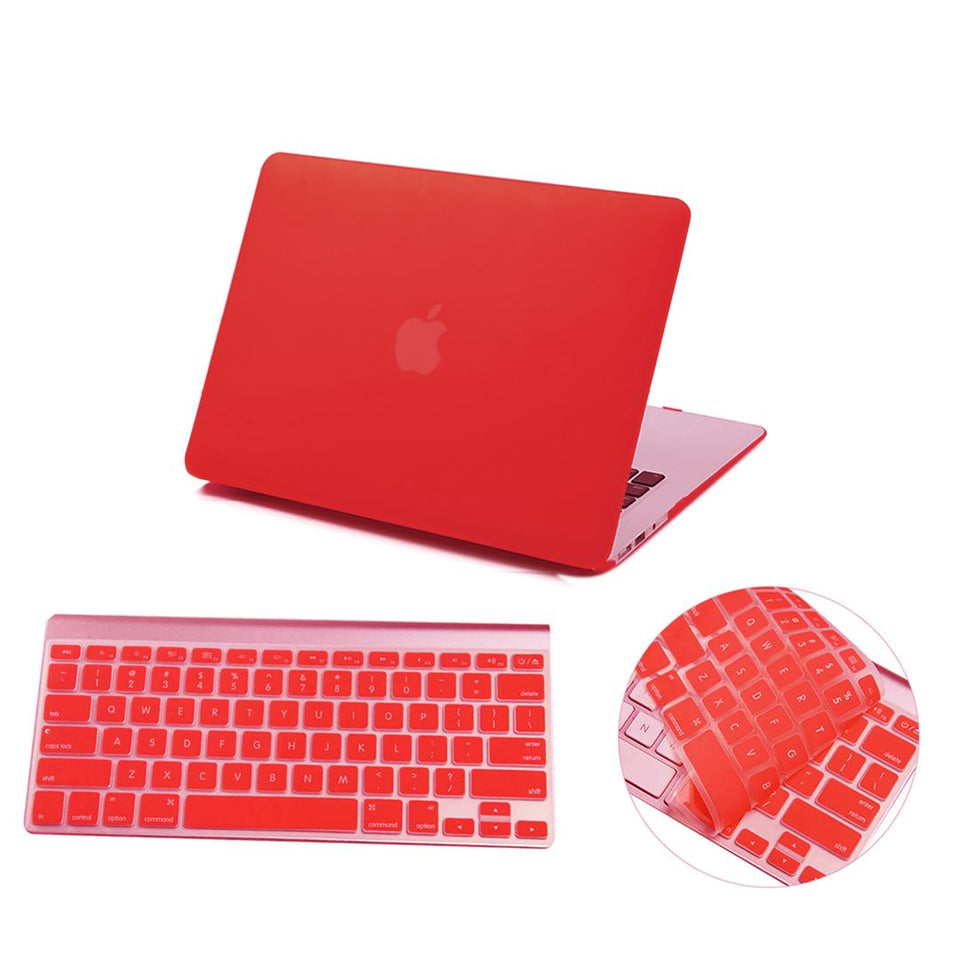 Matte Hardshell Case + Keyboard cover for Apple Macbook