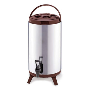 SOGA 16L Portable Insulated Cold/Heat Coffee Tea Beer Barrel Brew Pot With Dispenser