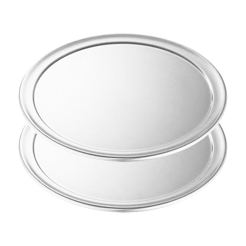 SOGA 2X 14-inch Round Aluminum Steel Pizza Tray Home Oven Baking Plate Pan