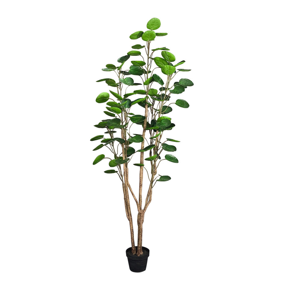 SOGA 180cm Green Artificial Indoor Pocket Money Tree Fake Plant Simulation Decorative
