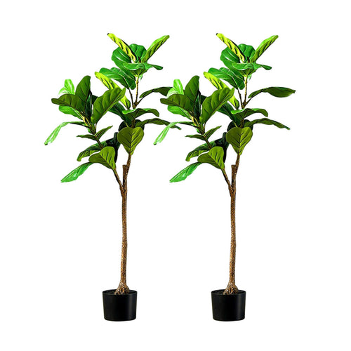 SOGA 2X 120cm Green Artificial Indoor Qin Yerong Tree Fake Plant Simulation Decorative