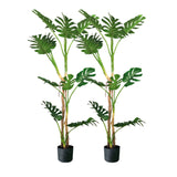 SOGA 2X 175cm Green Artificial Indoor Turtle Back Tree Fake Fern Plant Decorative