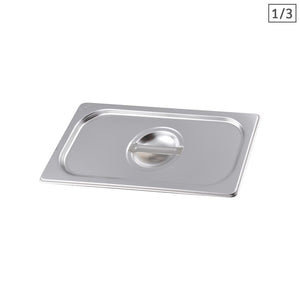 SOGA Gastronorm GN Pan Lid Full Size 1/3 Stainless Steel Tray Top Cover