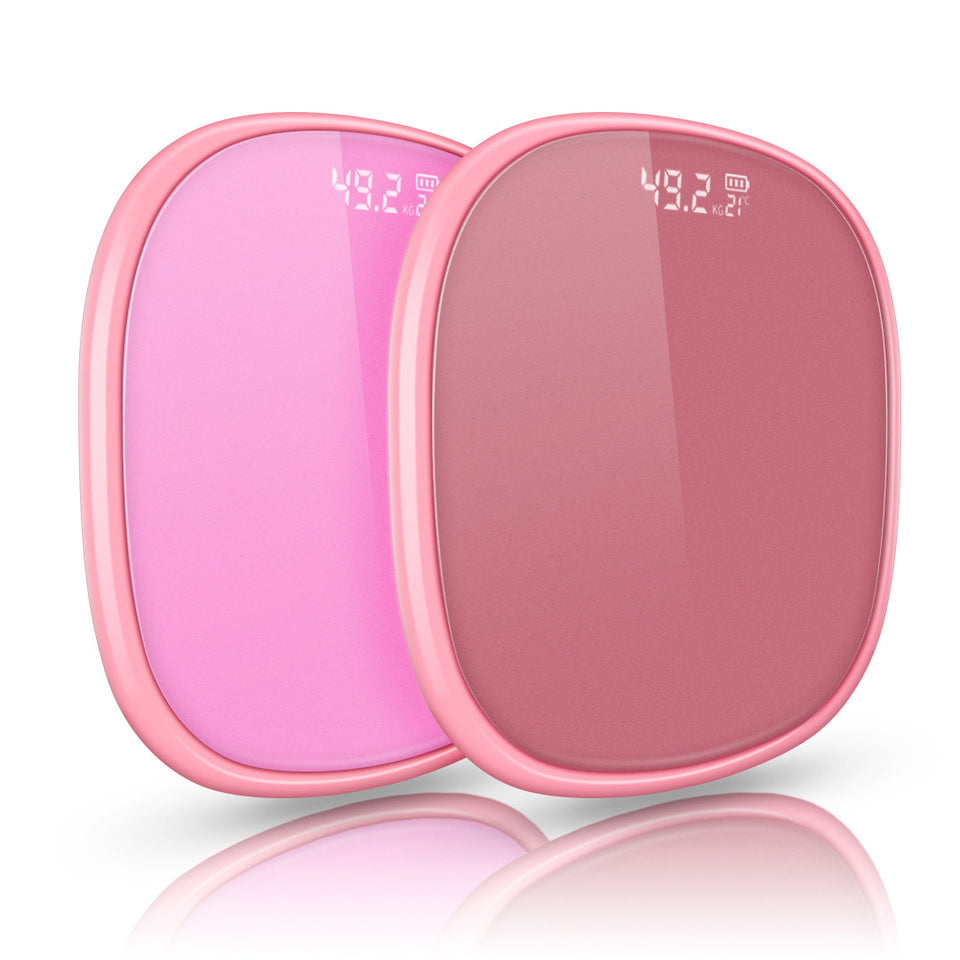 SOGA 2X 180kg Digital LCD Fitness Electronic Bathroom Body Weighing Scale Pink/Old Rose