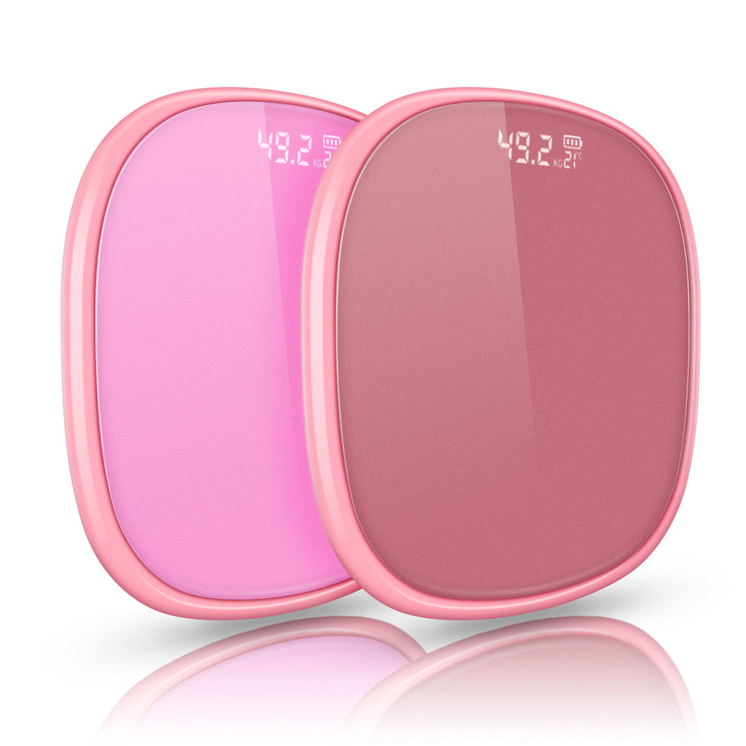 SOGA 2X 180kg Digital LCD Fitness Electronic Bathroom Body Weighing Scale Pink/Old Rose