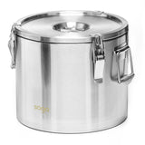 SOGA 20L 304 Stainless Steel Insulated Food Carrier Warmer Container