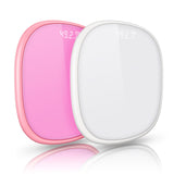 SOGA 2X 180kg Digital LCD Fitness Electronic Bathroom Body Weighing Scale White/Pink