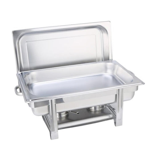 SOGA Stainless Steel Chafing Single Tray Catering Dish Food Warmer