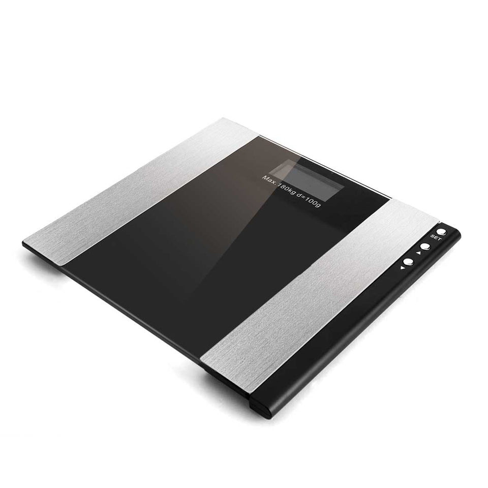 SOGA Wireless Electronic Body Fat LCD Bathroom Weighing Scale Digital  Weight Monitor Black