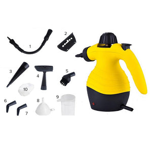 1000w Portable Handheld Handy Steam Cleaner Floor Carpet Steamer Washer Pressure Yellow