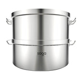 SOGA 2 Tier 304 Stainless Steel Steamer 32x22cm