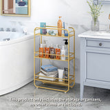 SOGA 2X 3 Tier Rectangular Bathroom Shelf Multifunctional Storage Display Rack Organiser