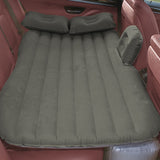 SOGA Grey Stripe Inflatable Car Mattress Portable Camping Rest Air Bed Travel Compact Sleeping Kit Essentials