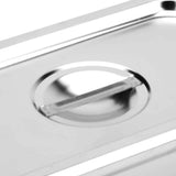 SOGA 6X Gastronorm GN Pan Lid Full Size 1/3 Stainless Steel Tray Top Cover