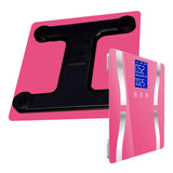 SOGA 2X Glass LCD Digital Body Fat Scale Bathroom Electronic Gym Water Weighing Scales Blue