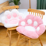 SOGA 2X 80cm Pink Paw Shape Cushion Warm Lazy Sofa Decorative Pillow Backseat Plush Mat Home Decor