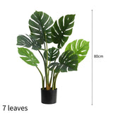 SOGA 2X 80cm Artificial Indoor Potted Turtle Back Fake Decoration Tree Flower Pot Plant