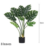 SOGA 2X 93cm Artificial Indoor Potted Turtle Back Fake Decoration Tree Flower Pot Plant