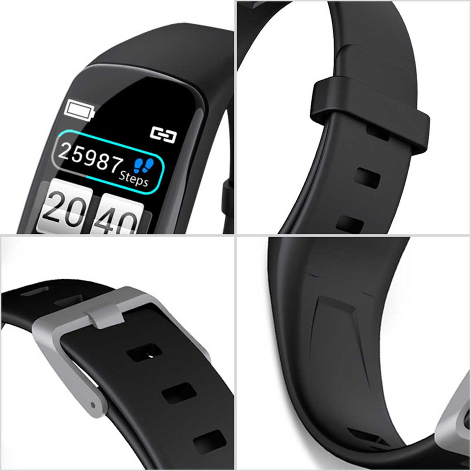 SOGA Sport Monitor Wrist Touch Fitness Tracker Smart Watch Black
