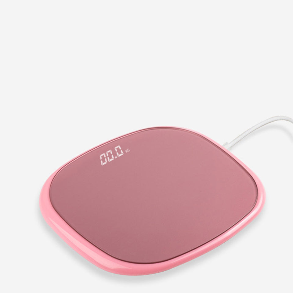SOGA 3X 180kg Digital LCD Fitness Electronic Bathroom Body Weighing Scale White/Pink/Old Rose