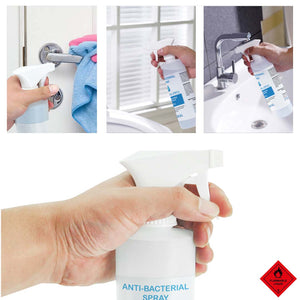 8X 500ml Standard Grade Disinfectant Anti-Bacterial Alcohol Spray Bottle