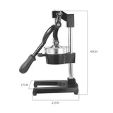 SOGA Commercial Manual Juicer Hand Press Juice Extractor Squeezer Orange Citrus Black