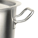 SOGA Stock Pot 12L Top Grade Thick Stainless Steel Stockpot 18/10