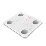 SOGA Wireless Bluetooth Digital Body Fat Scale Bathroom Health Analyzer Weight White