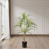 SOGA 4X 90cm Artificial Natural Green Dracaena Dragon Tree Fake Tropical Indoor Plant Home Office Decor