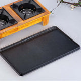 SOGA Double Burner Cast Iron Flat and Ridged Griddle Stove Top Grill BBQ Plate
