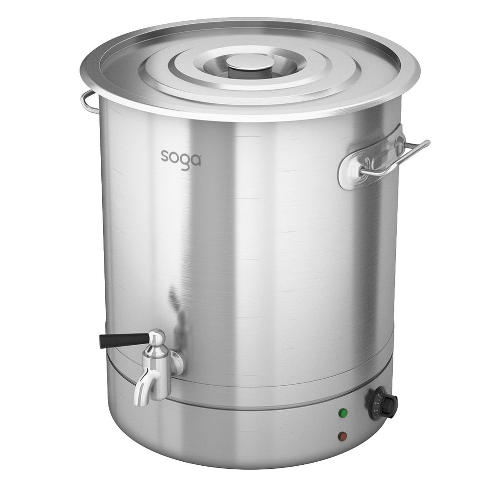 SOGA 2X 25L Stainless Steel URN Commercial Water Boiler 2200W