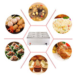 SOGA Stainless Steel 2 X 1/2 GN Pan Electric Bain-Marie Food Warmer with Lid
