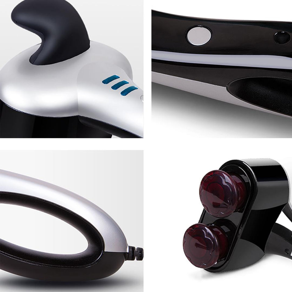 SOGA Portable Handheld Massager Soothing Heat Stimulate Blood Flow Foot Shoulder