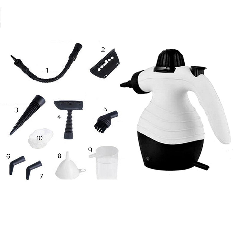 1000w Portable Handheld Handy Steam Cleaner Floor Carpet Steamer Washer Pressure White
