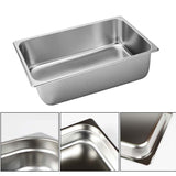 SOGA 12X Gastronorm GN Pan Full Size 1/1 GN Pan 20cm Deep Stainless Steel Tray With Lid