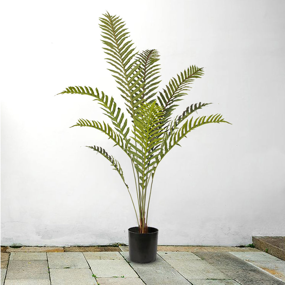 SOGA 160cm Green Artificial Indoor Rogue Areca Palm Tree Fake Tropical Plant Home Office Decor
