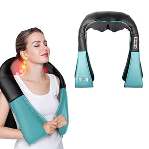 SOGA 3X Electric Kneading Back Neck Shoulder Massage Arm Body Massager Black/Blue/White