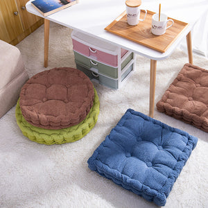 SOGA Coffee Round Cushion Soft Leaning Plush Backrest Throw Seat Pillow Home Office Decor